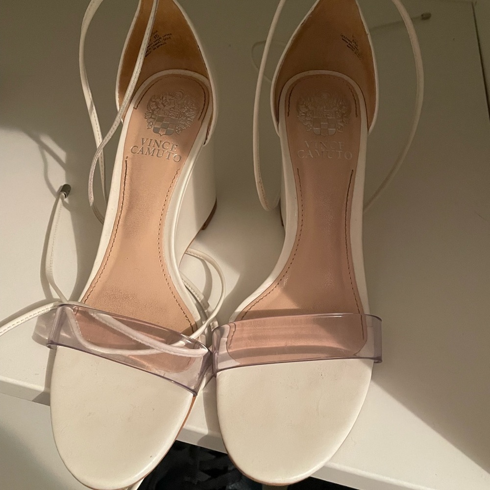 Vince Camuto lace up wedge